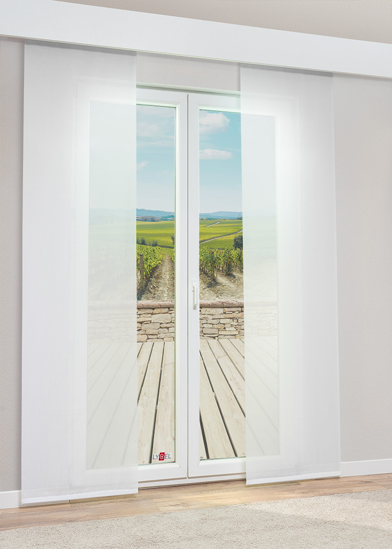 ArtikelbildLysel -  Schiebegardine Daloa #1W in Weiß