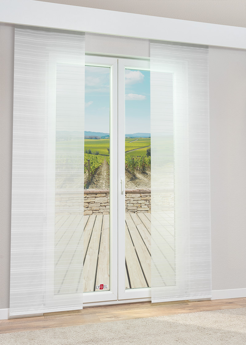 ArtikelbildLysel -  Schiebegardine Dabou #1W in Weiß