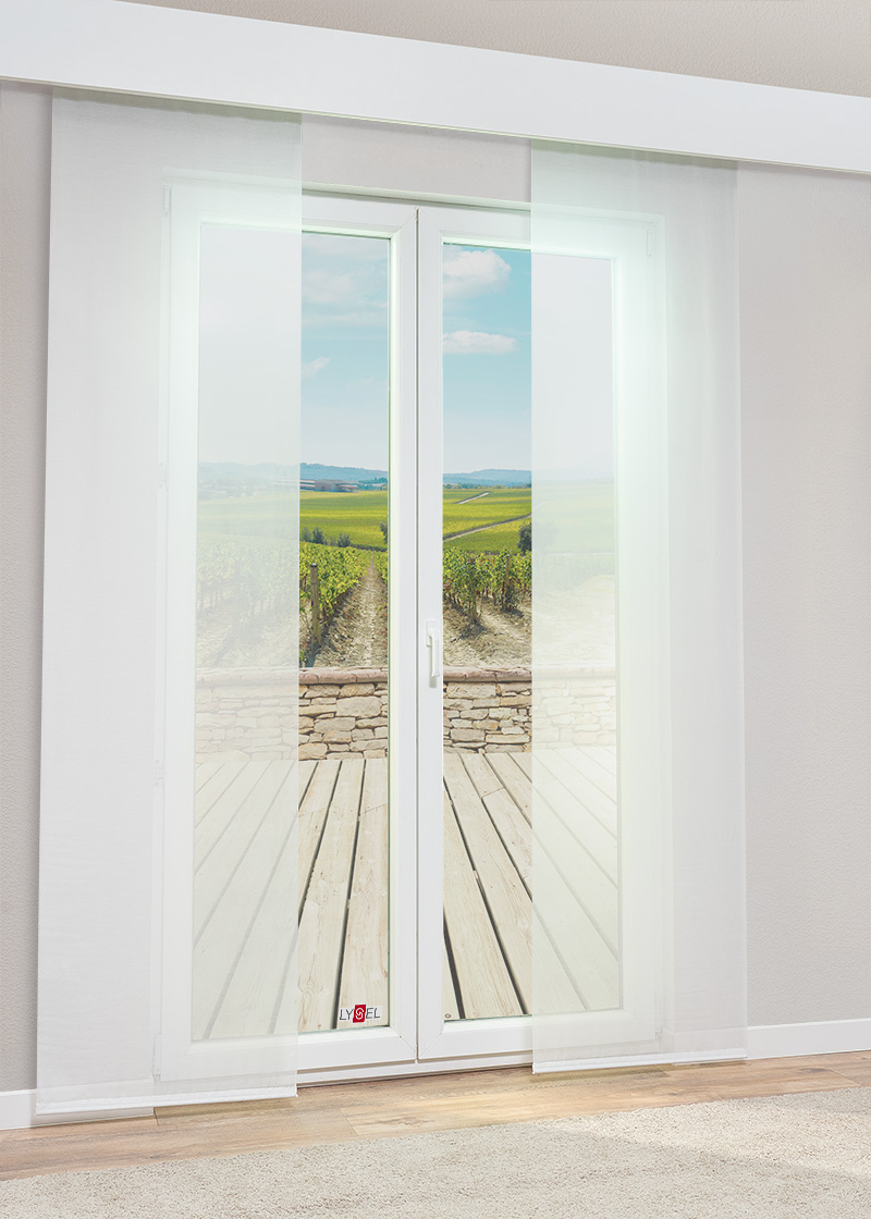 ArtikelbildLysel -  Schiebegardine Issia #1W in Weiß