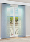 Vorschau Lysel -  Schiebegardine Daloa #1W in Weiß Graublau