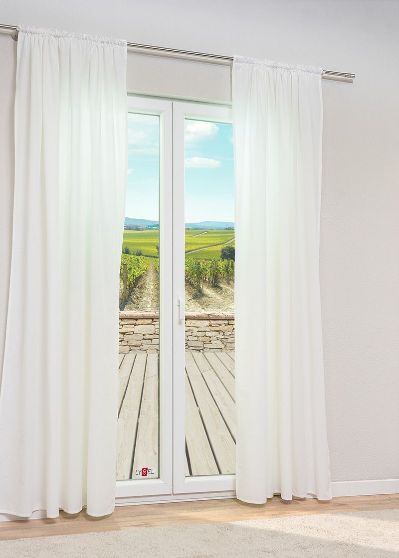 ArtikelbildDekoschal von Lysel - Kobuk #1W in Cremeweiß