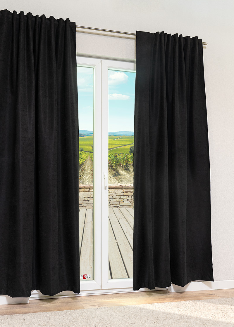 ArtikelbildDekoschal von Lysel - Sampa #1W in Schwarz