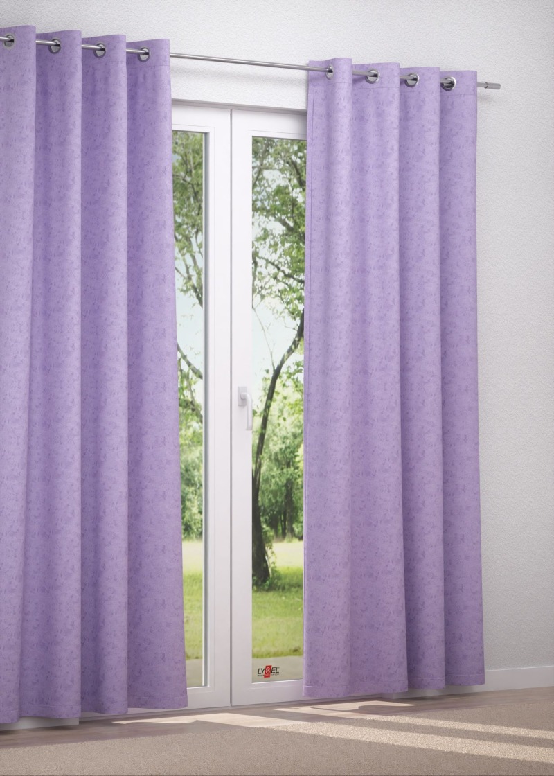 Ösenschal in violett