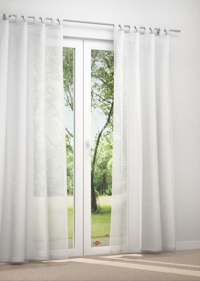 Schlaufenschal in Weiß