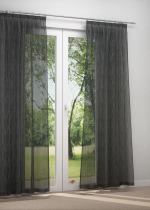 Dekoschal in Schwarz