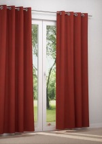 Ösenschal in orange