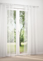 Schlaufenschal in weiß