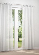 Schlaufenschal in Weiß