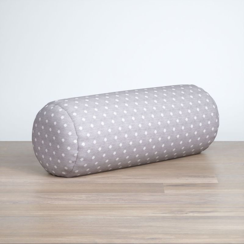 Dekokissen Nackenrolle in grau