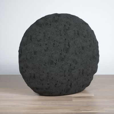 Dekokissen rund in grau