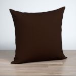 Dekokissen quadratisch in Braun