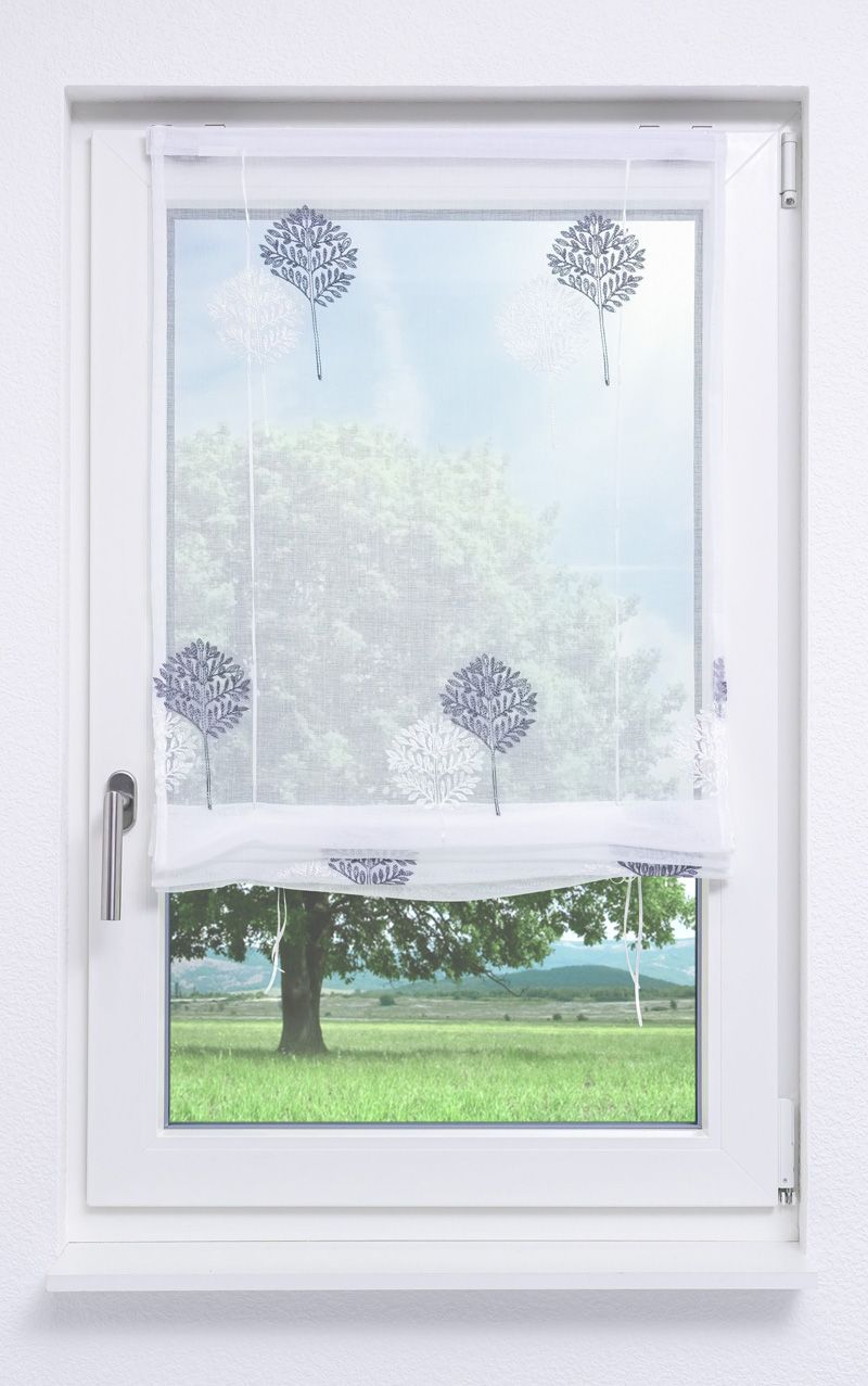 ArtikelbildLysel - Bändchenrollo Pune #1W Blaugrau