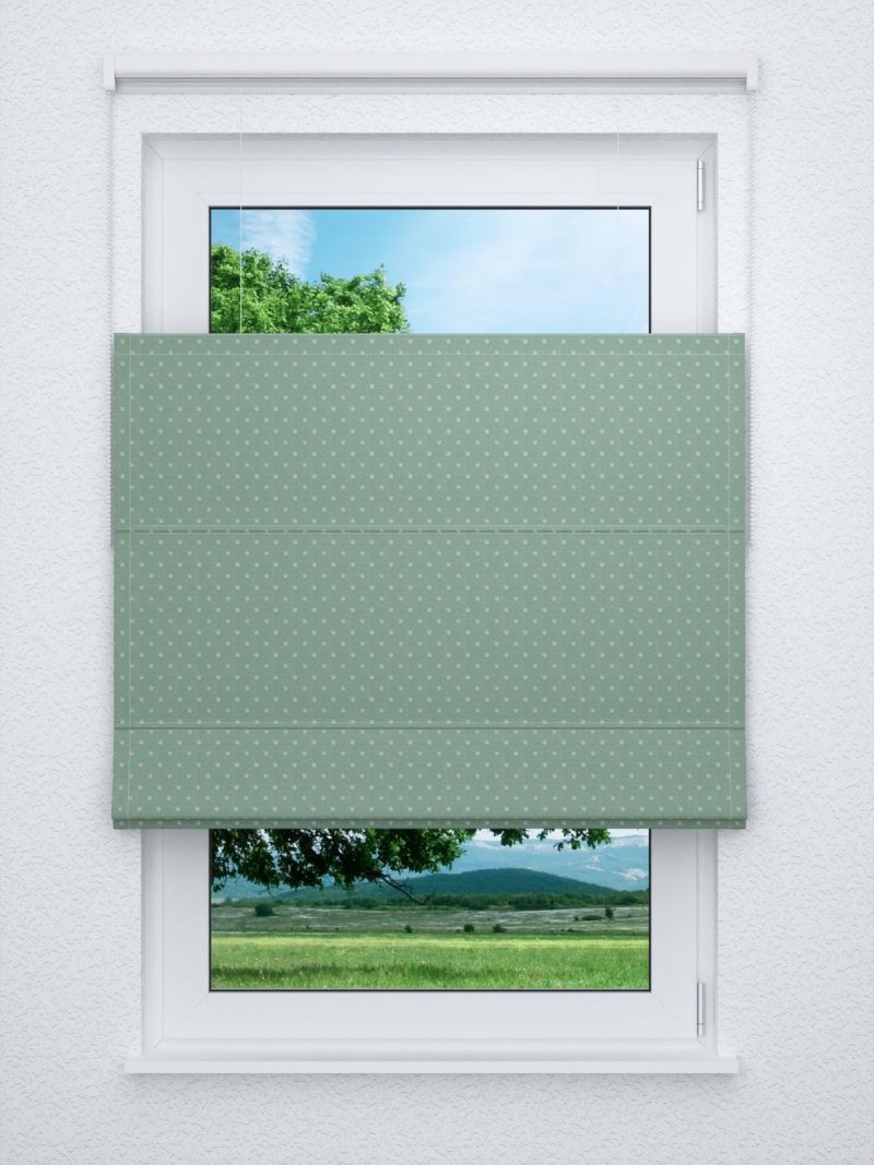 Raffrollo professional in grün