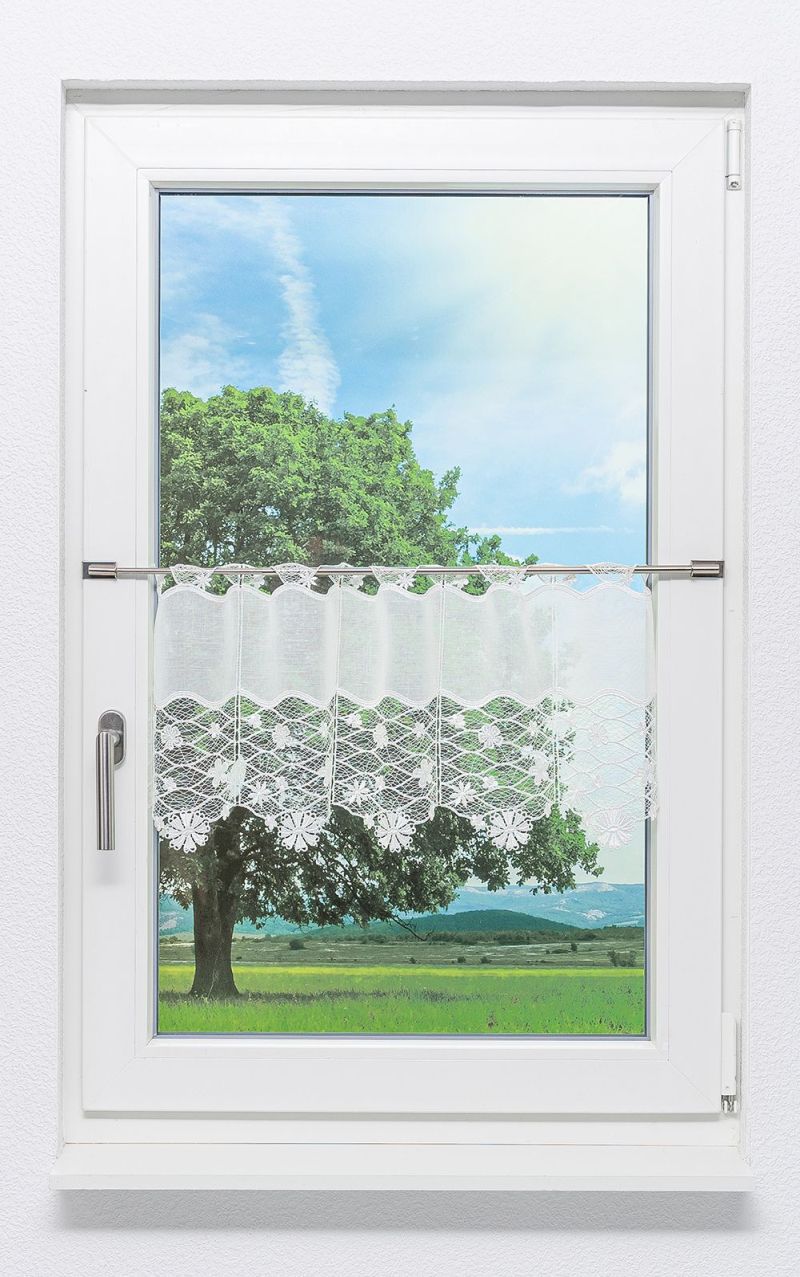 ArtikelbildScheibengardine Plauener Spitze® - Blümchennspiel #1W