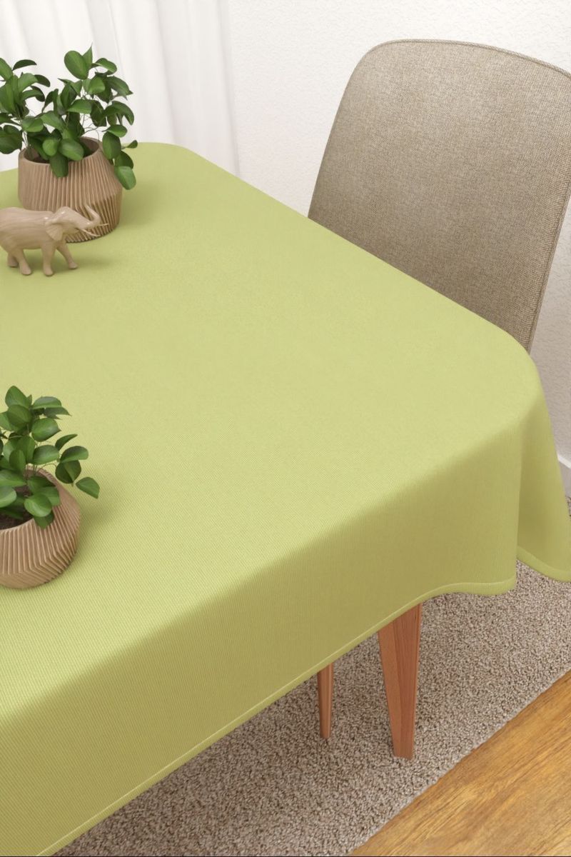 Tischdecke eckig in Grün