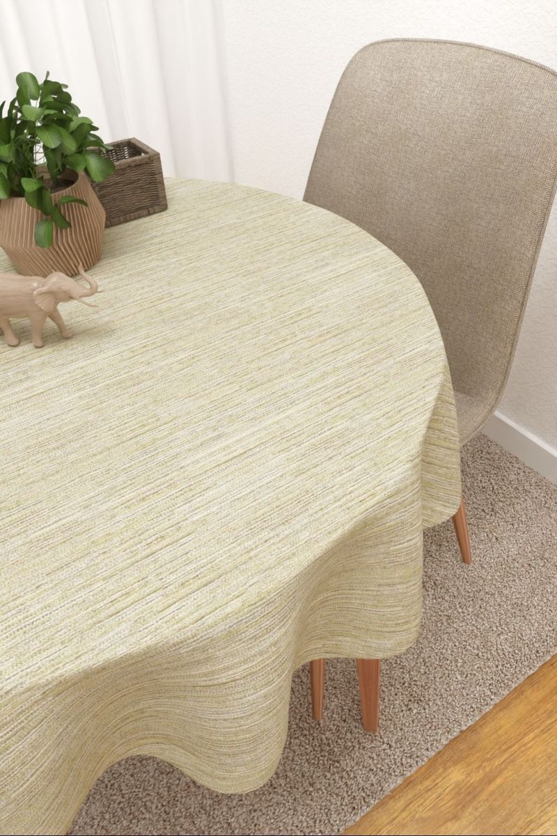 Tischdecke rund in grün