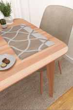 Platzdeckchen in Grau