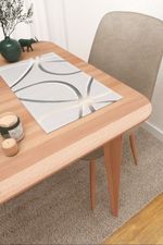 Platzdeckchen in Grau