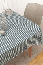 Tischdecke eckig in blau