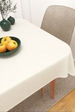 Tischdecke eckig in weiß