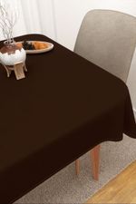 Tischdecke eckig in Braun