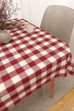 Tischdecke eckig in Rot