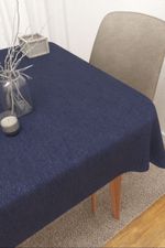 Tischdecke eckig in blau
