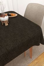 Tischdecke eckig in braun