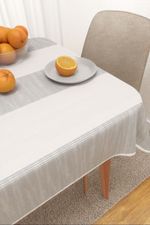 Tischdecke eckig in Grau