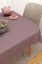 Tischdecke eckig in rosa