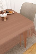 Tischdecke eckig in Braun