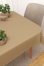 Tischdecke eckig in braun