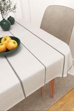 Tischdecke eckig in Grau