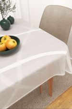 Tischdecke eckig in Weiß