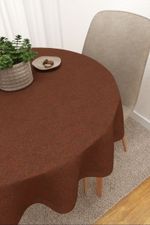 Tischdecke rund in rot