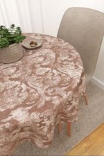 Tischdecke rund in rot