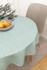 Tischdecke rund in Grün