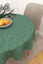 Tischdecke rund in grün