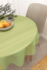 Tischdecke rund in Grün