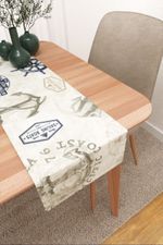 Tischläufer in Blau