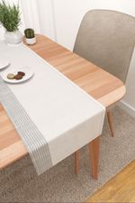 Tischläufer in Grau