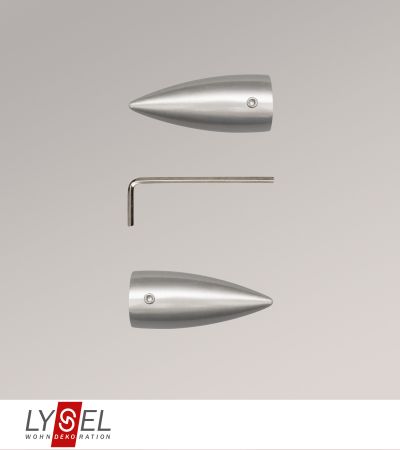 Lysel - 1 Paar Endstücke Patrone für Topaz-Stangen