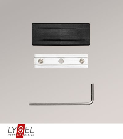 Lysel - SET Verbinder für Gardinenstangen für Coral-Stangen