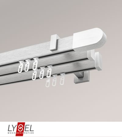 Lysel - SET Coral 160cm Multiträger 2-Lauf mit Endstücke Round in Silber