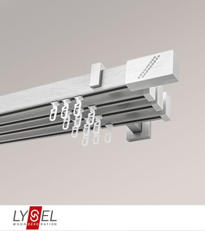 Lysel - SET Coral 160cm Multiträger 2-Lauf mit Endstücke Stone in Silber