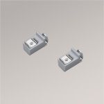 grau Vorschau SET - Klemmträger Decomatic mit Clip #1W grau