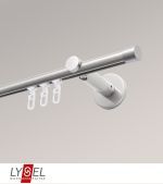 Vorschau Lysel - SET Opal Innenlauf 160cm Träger offen mit Endstücke Kappe in Bronze #1W edelstahl-optik