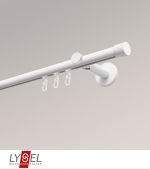 Vorschau Lysel - SET Opal Innenlauf 160cm Träger offen mit Endstücke Kappe in Bronze #1W weiß