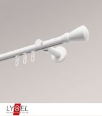 Vorschau Lysel - SET Opal Innenlauf 160cm Träger offen mit Endstücke Konus in Bronze #1W weiß