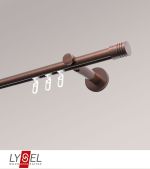 Vorschau Lysel - SET Opal Innenlauf 200cm Träger offen mit Endstücke Zylinder in Weiß #1W bronze